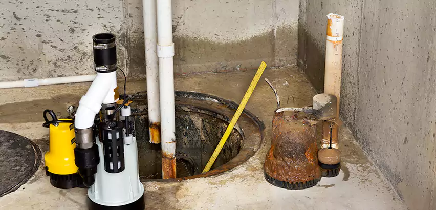 Installing Sump Pump in Finished Basement in Syosset, NY