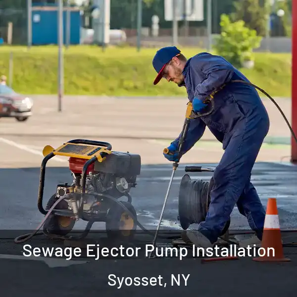  Sewage Ejector Pump Installation Syosset, NY